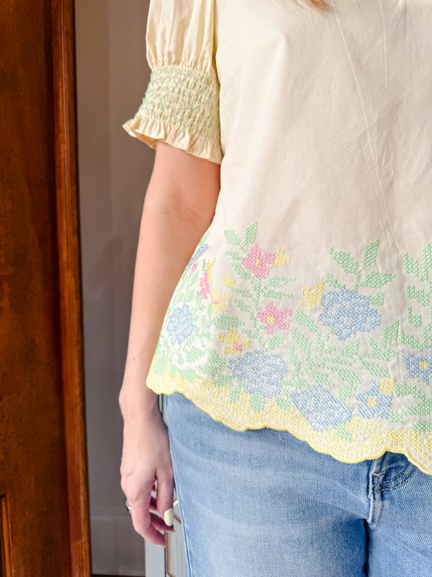 Pastel Garden Top