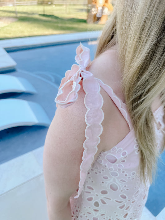 The Lauren Eyelet Set