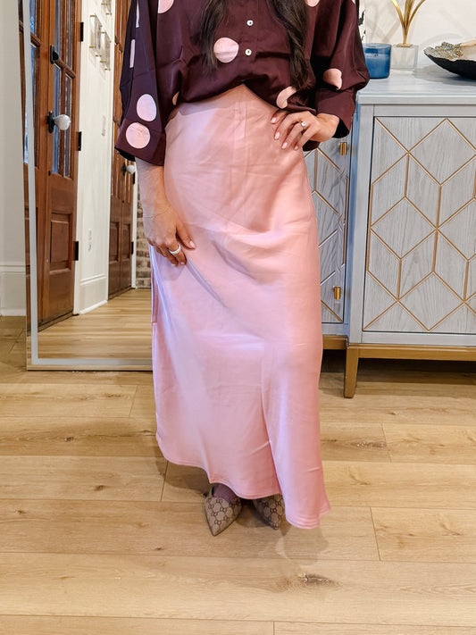 Blushing Midi Skirt