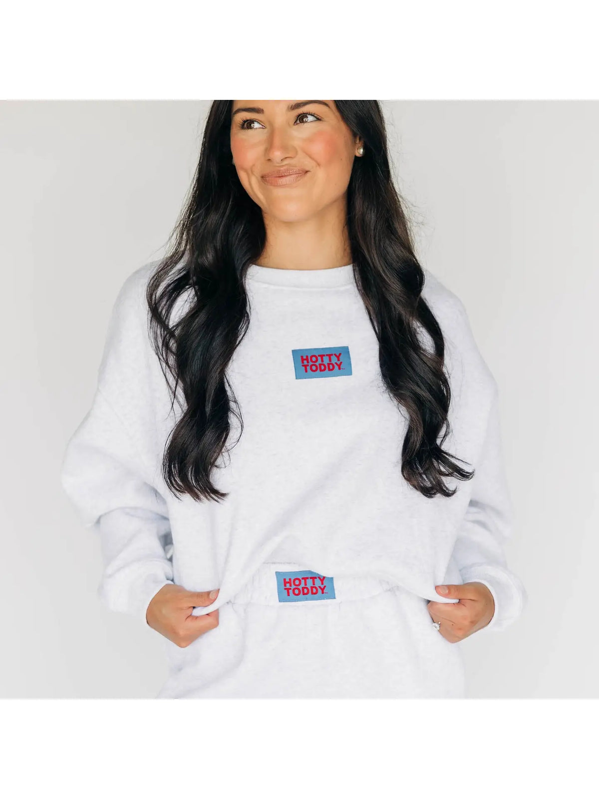 Becca Boxy Sweatshirt Ole Miss Ash