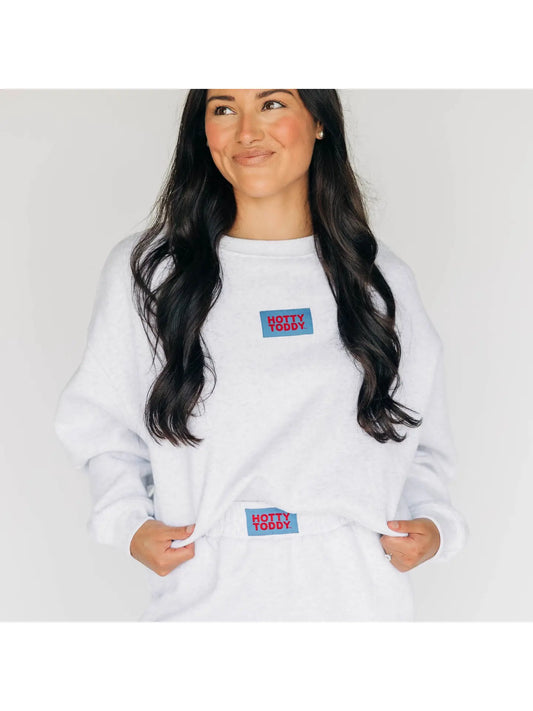 Becca Boxy Sweatshirt Ole Miss Ash