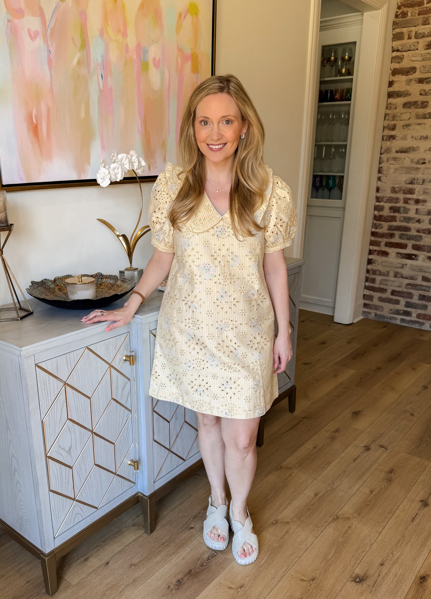 Be A Doll Eyelet Dress
