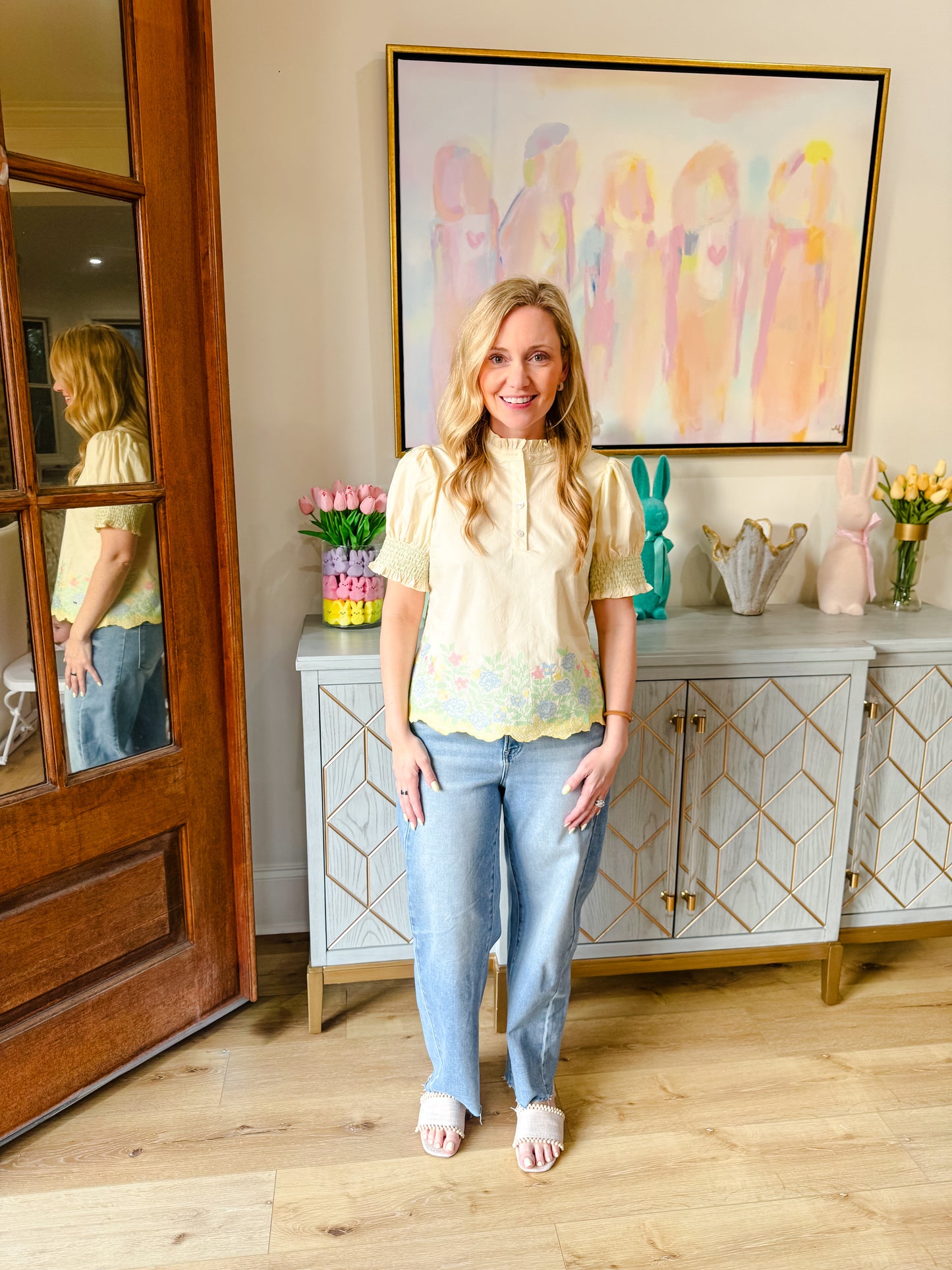 Pastel Garden Top