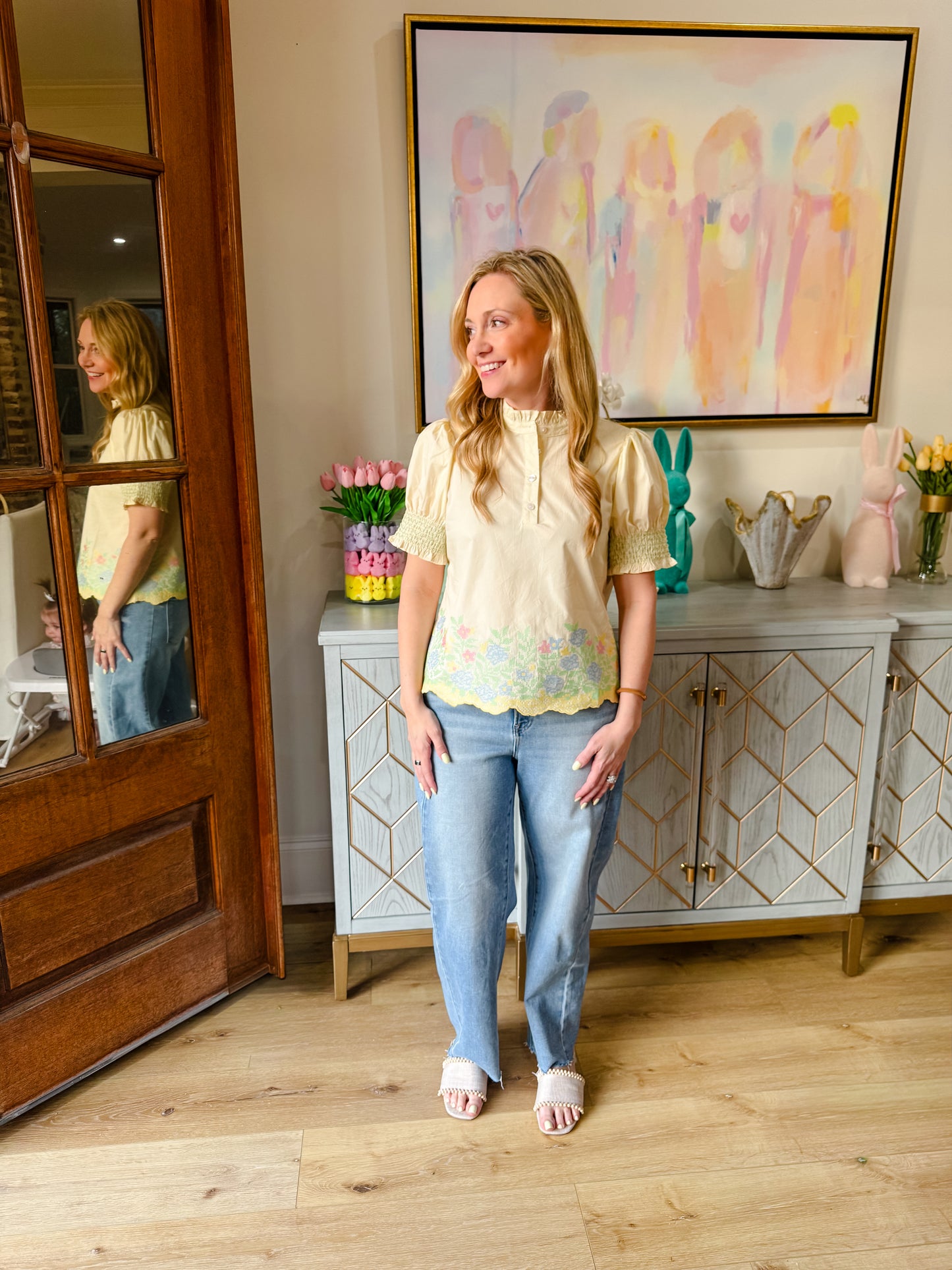 Pastel Garden Top