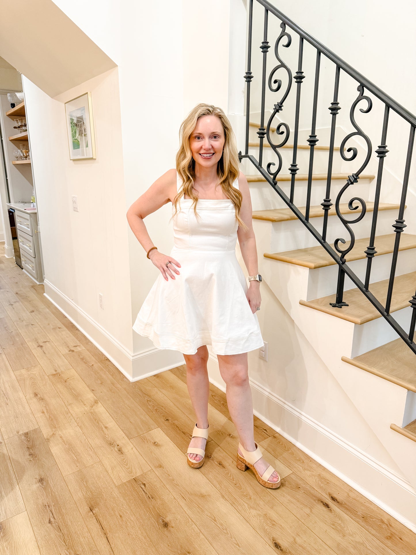 Twill Mini Dress