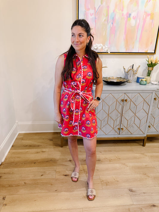 Scalloped Detail Dress