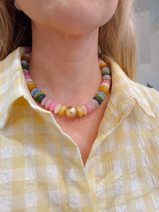 Multicolored Beaded Necklace